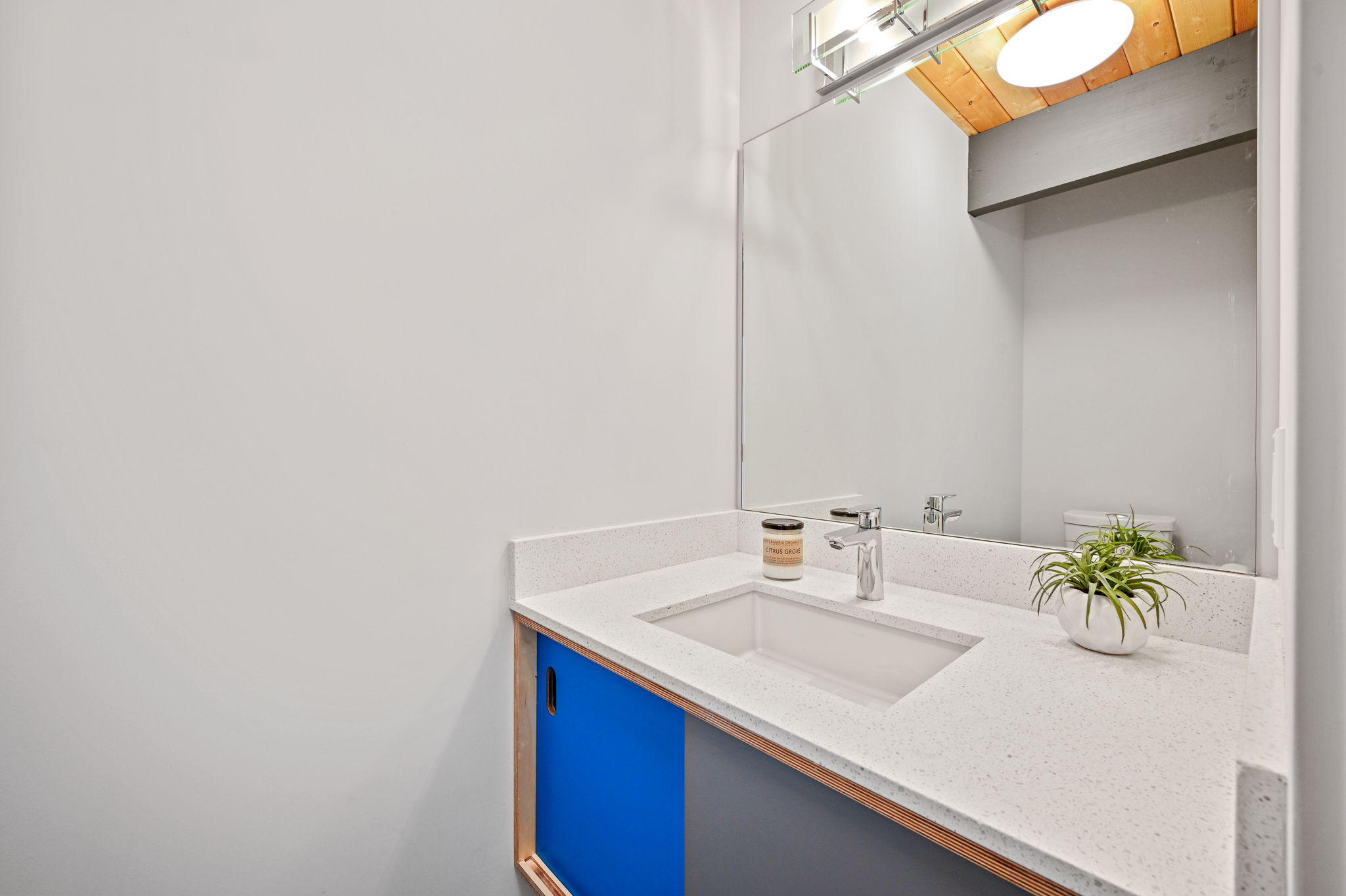 36668 Palm View Road Rancho Mirage, CA 92270 - Photo 32 of 49 a bathroom with a sink and a mirror