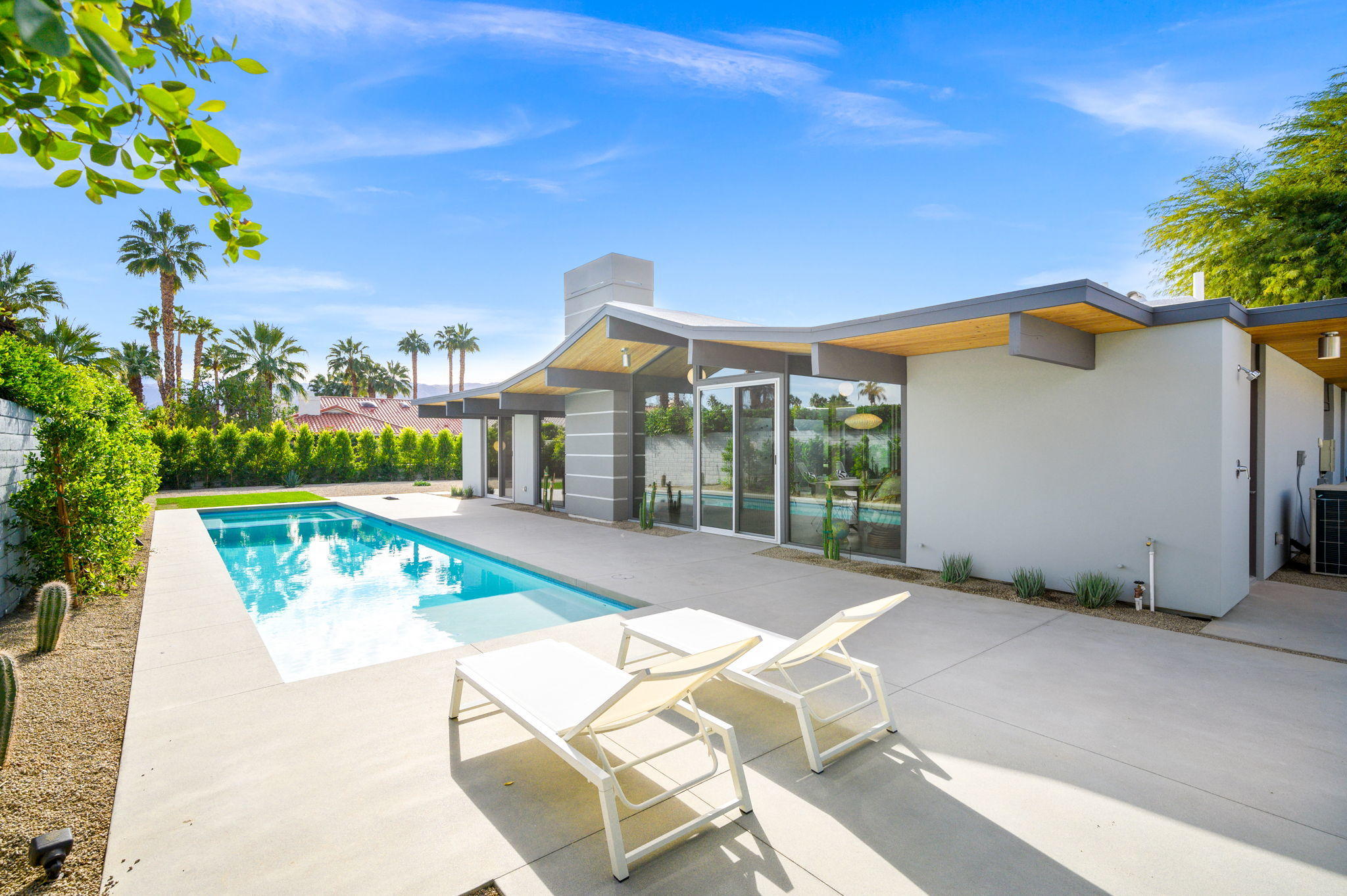 36668 Palm View Road Rancho Mirage, CA 92270 - Photo 35 of 49 a view of backyard with a patio