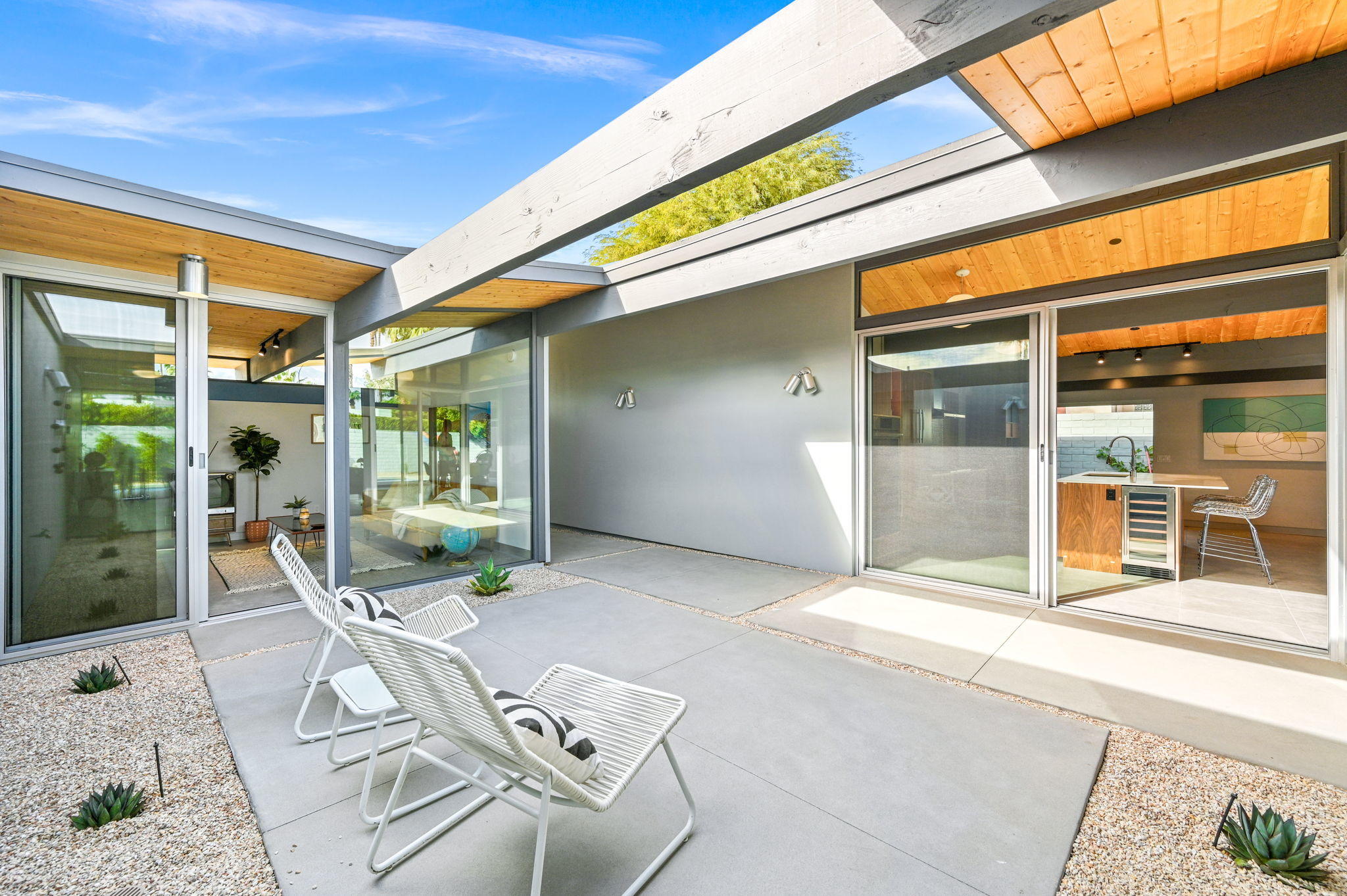 36668 Palm View Road Rancho Mirage, CA 92270 - Photo 8 of 49 a view of an outdoor space with porch area