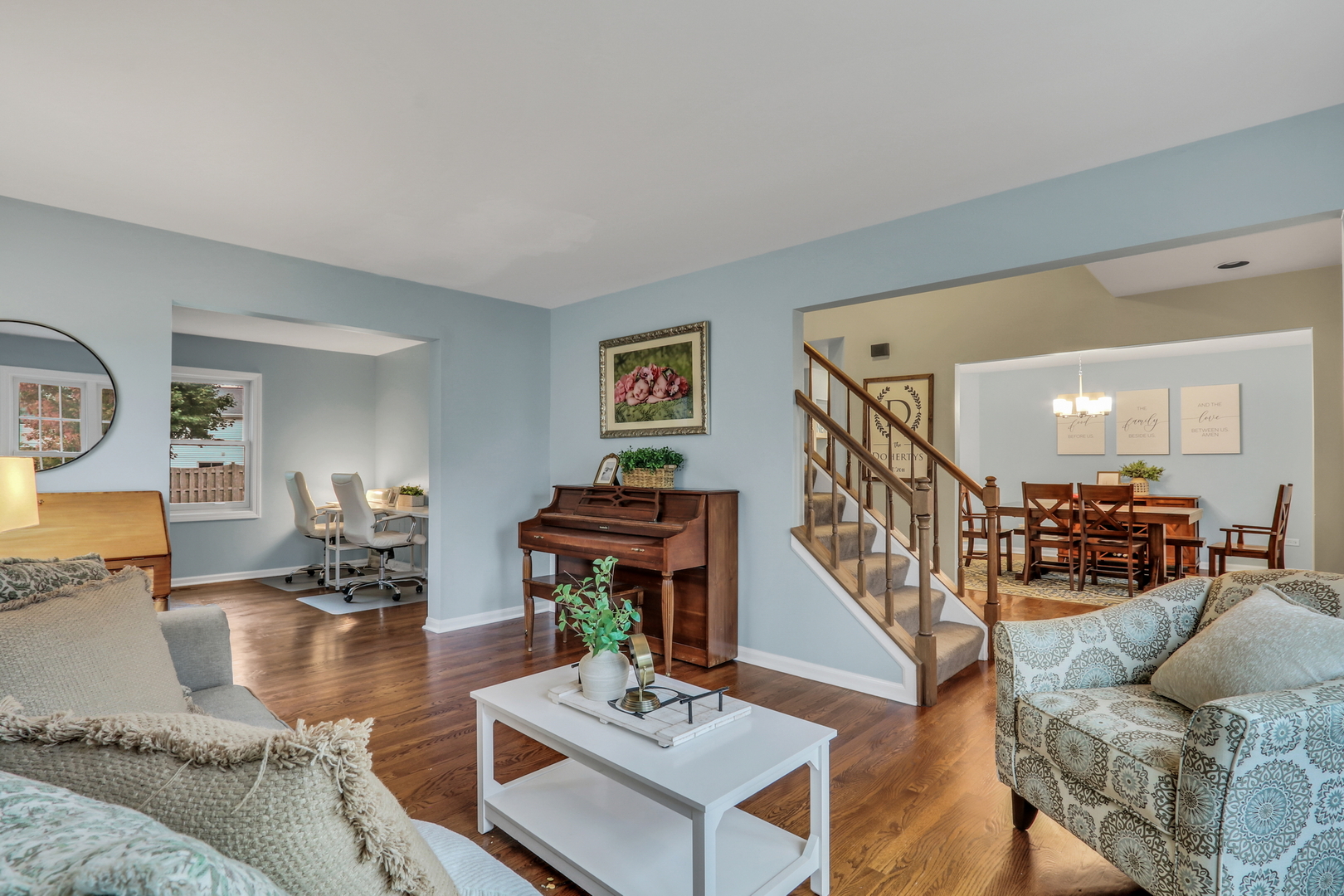 6183 Old Farm Lane Gurnee, IL 60031 - Photo 13 of 52 a living room with furniture and wooden floor