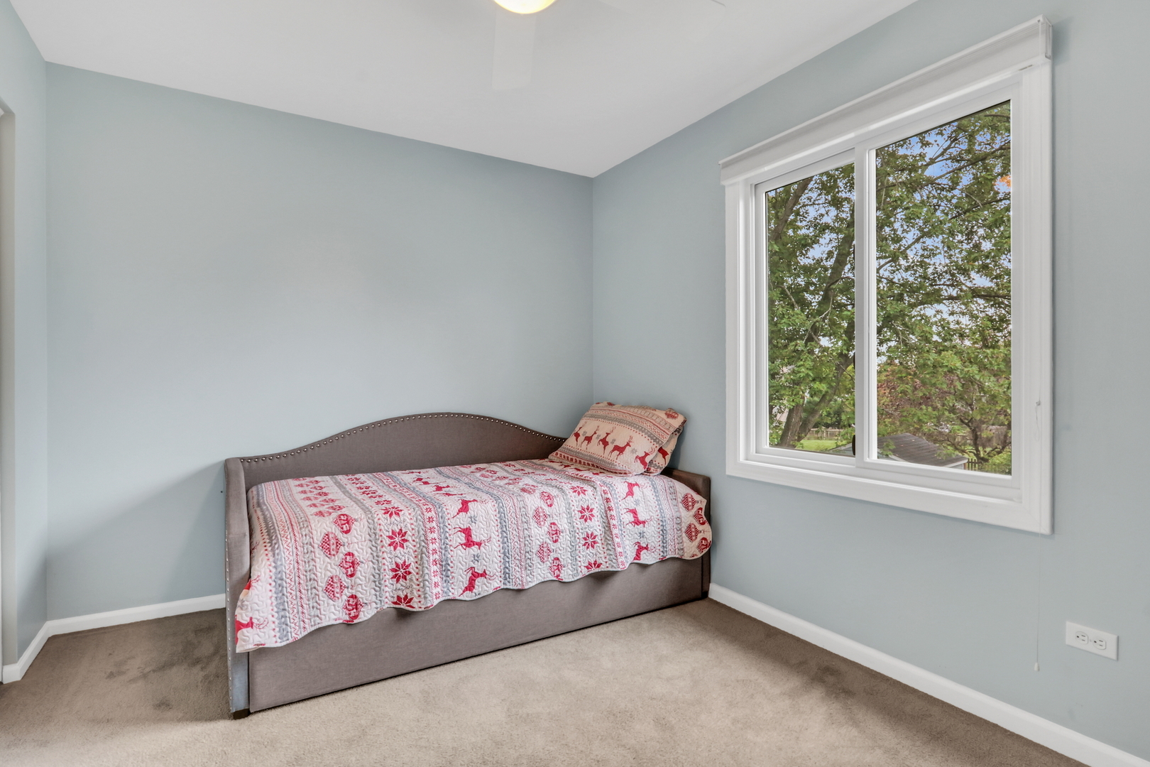 6183 Old Farm Lane Gurnee, IL 60031 - Photo 25 of 52 a bedroom with a bed and a window