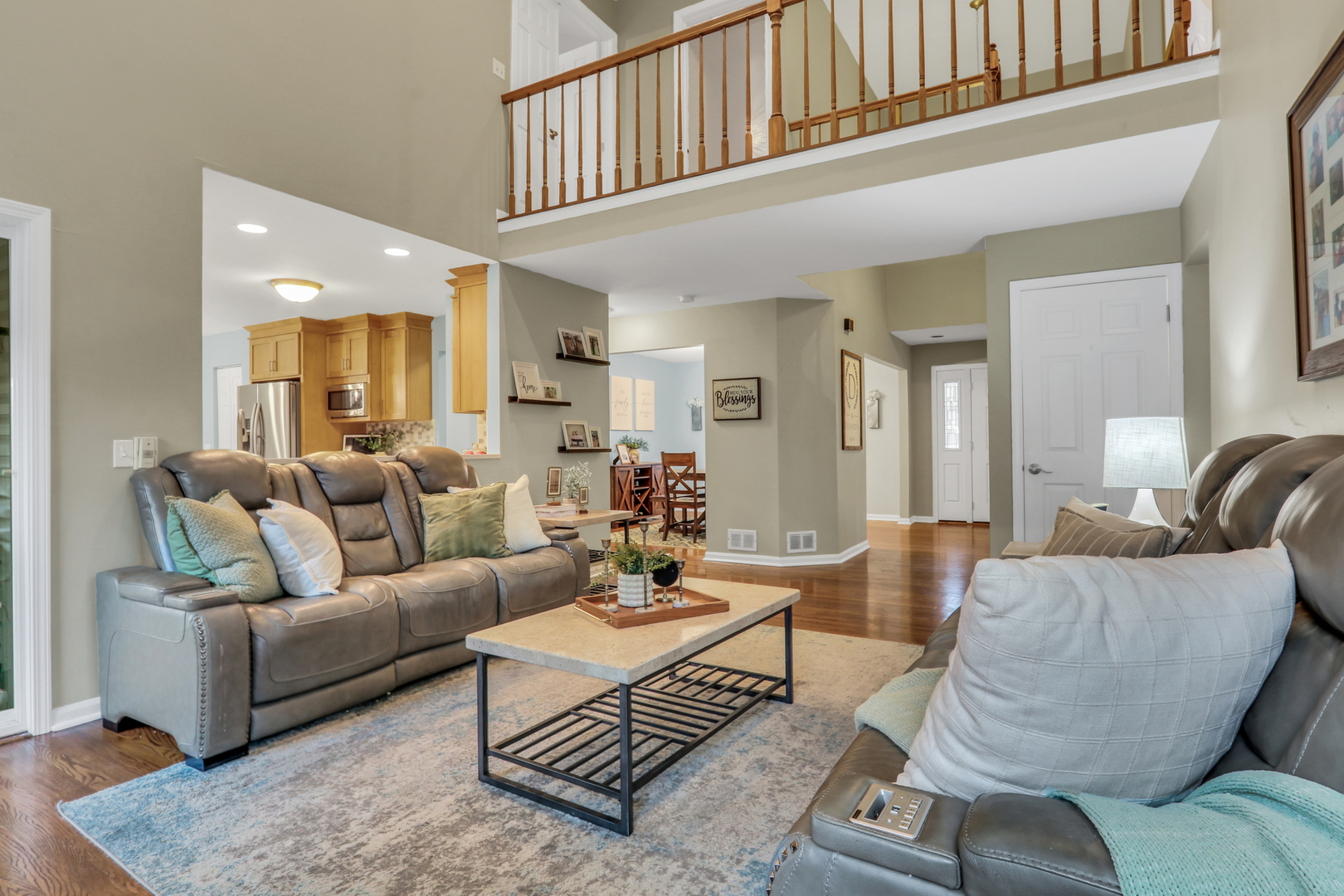 6183 Old Farm Lane Gurnee, IL 60031 - Photo 36 of 52 a living room with furniture and a rug