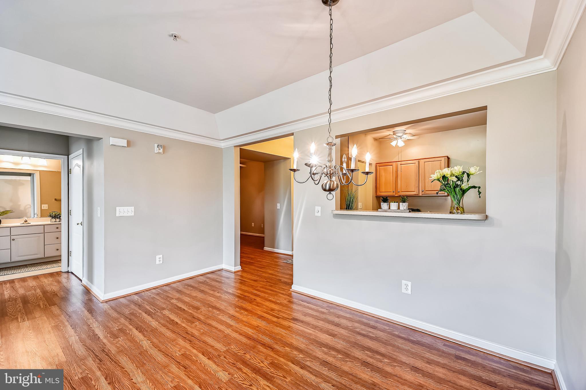 8601 Roaming Ridge Way, Unit 204 Odenton, MD 21113 - Photo 9 of 46 Kitchen Open to Living Room/Dining Area