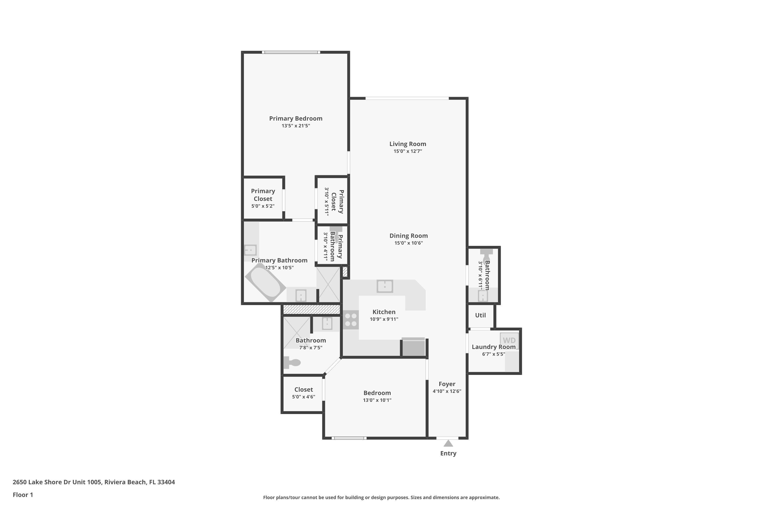 2650 Lake Shore Drive, Unit 1202 Riviera Beach, FL 33404 - Photo 51 of 51 1-floor-1