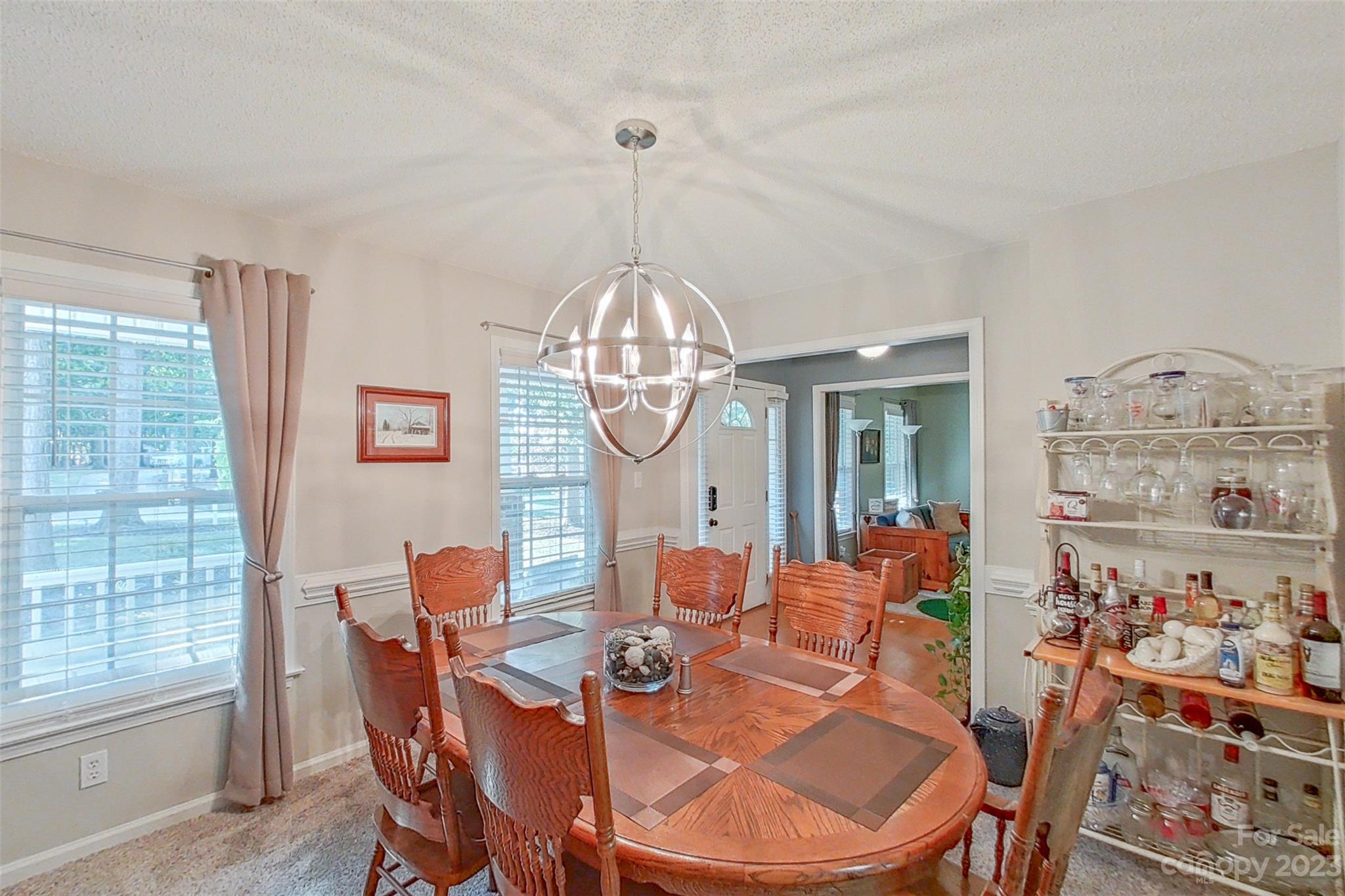358 Maple Ridge Circle Salisbury, NC 28147 - Photo 10 of 48 a view of a dining room with furniture window and outside view