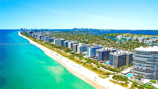 a view of a city with tall buildings