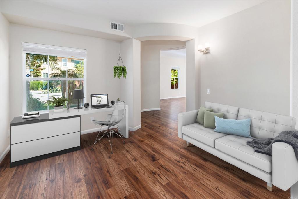 1577 Archer Road San Marcos, CA 92078 - Photo 21 of 53 a living room with furniture and a wooden floor