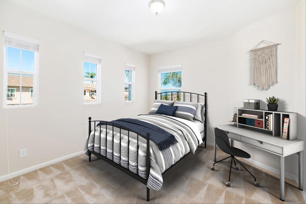 1577 Archer Road San Marcos, CA 92078 - Photo 31 of 53 a bedroom with a bed and a window