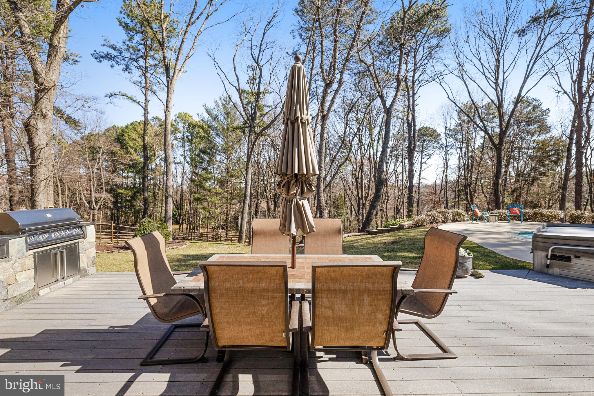 1807 Post Oak Trail Reston, VA 20191 - Photo 58 of 79 a view of a patio with a yard