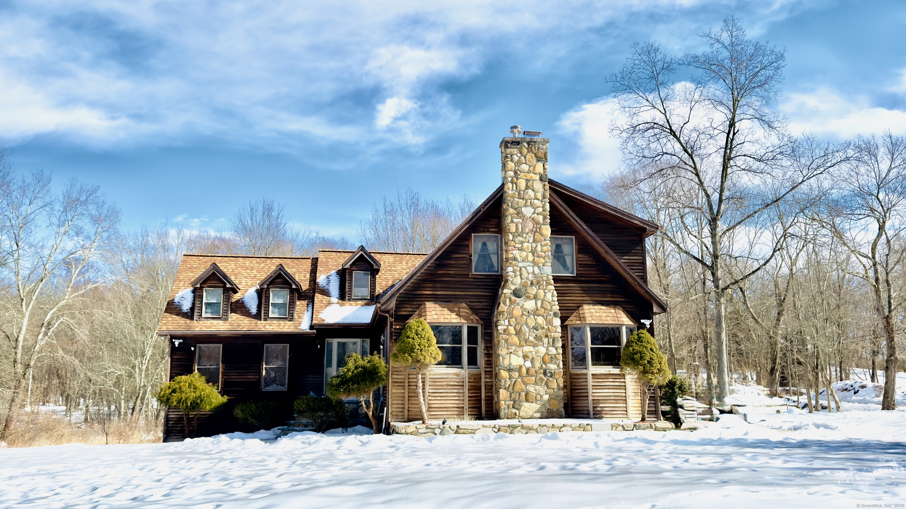 a view of a building and a street