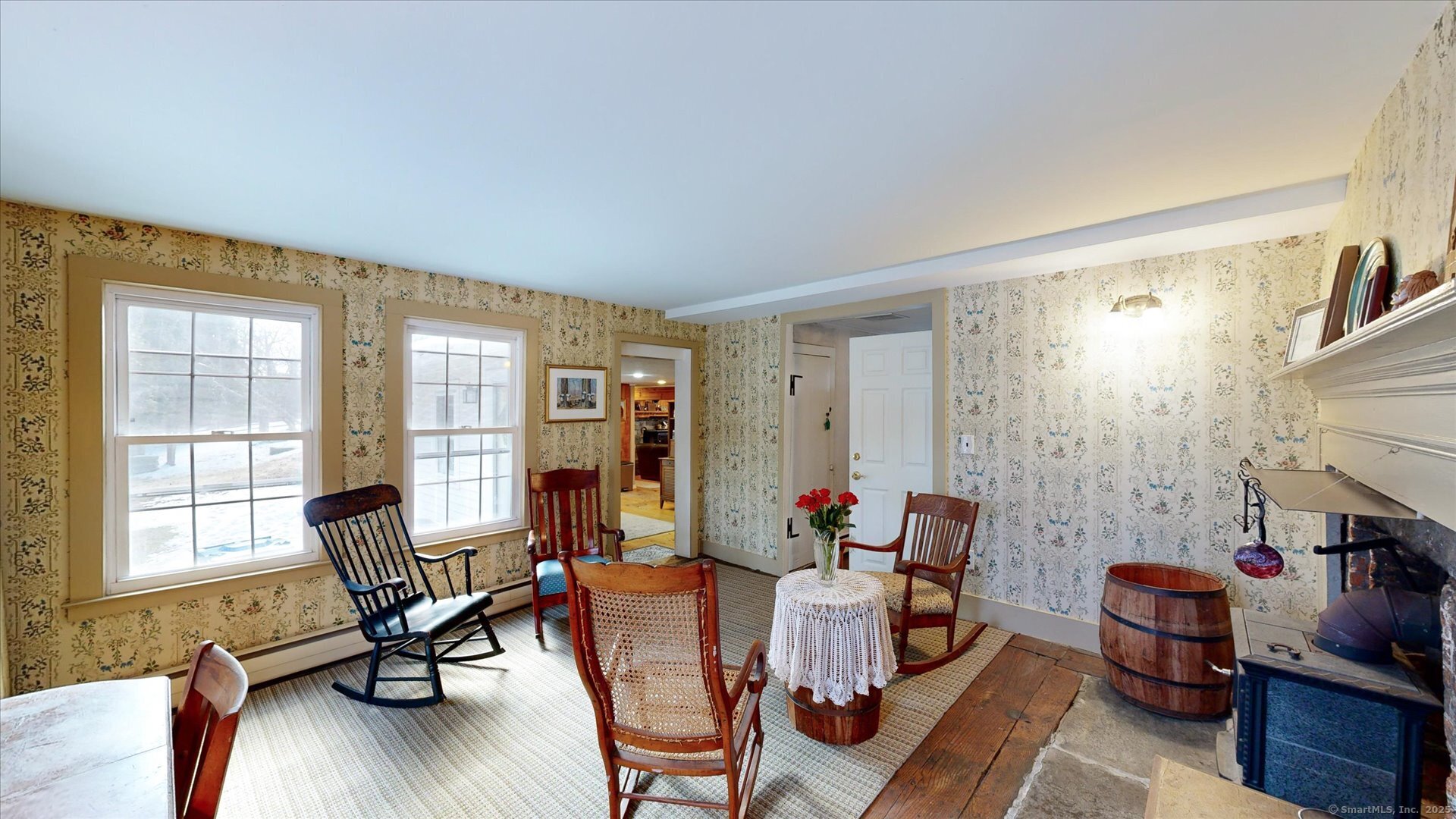 69 North Bedlam Road Chaplin, CT 06235 - Photo 21 of 40 a living room with furniture and a window