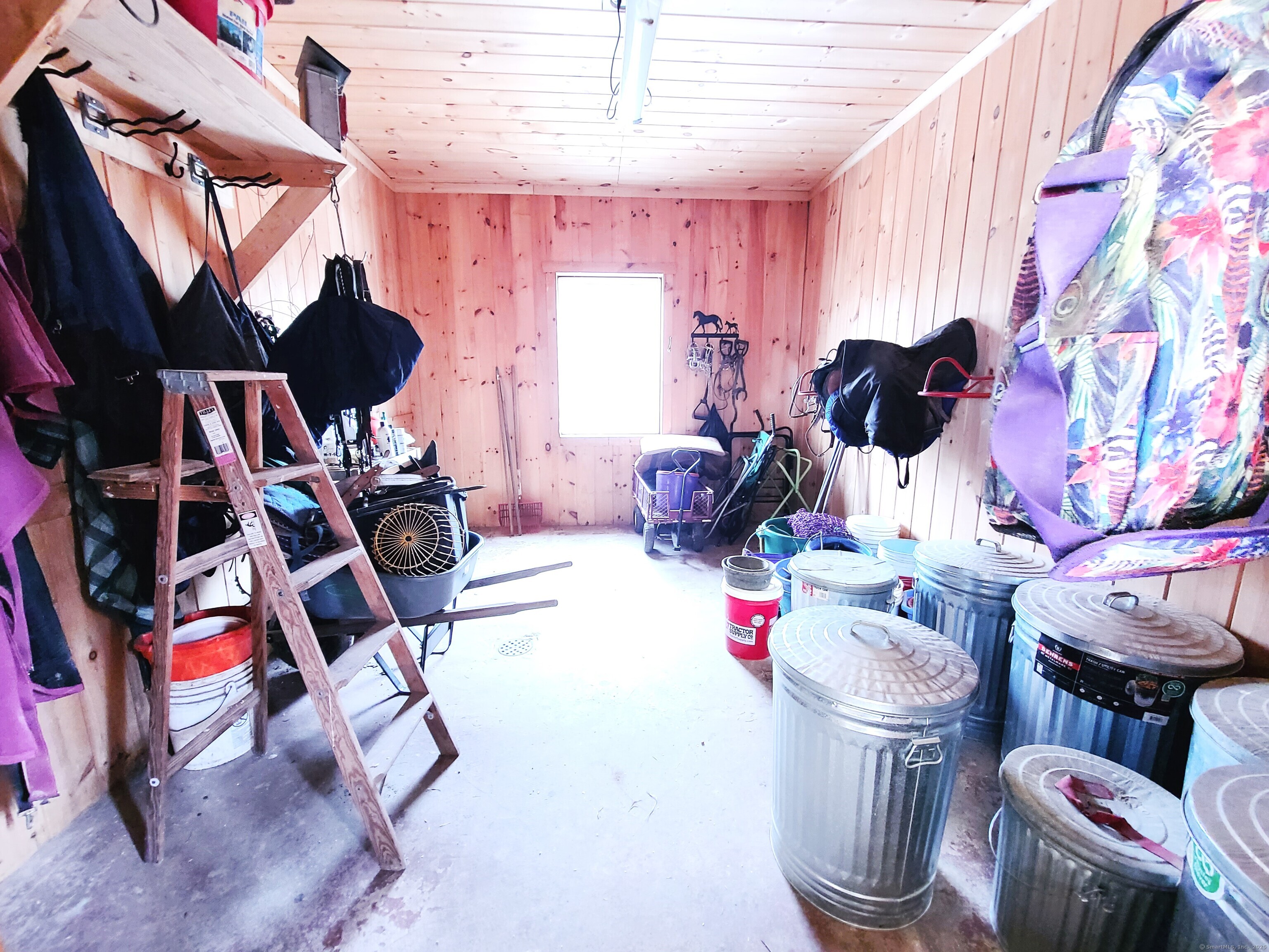 69 North Bedlam Road Chaplin, CT 06235 - Photo 35 of 40 a living room with furniture and a flat screen tv