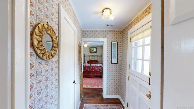 a view of a kitchen and dining room