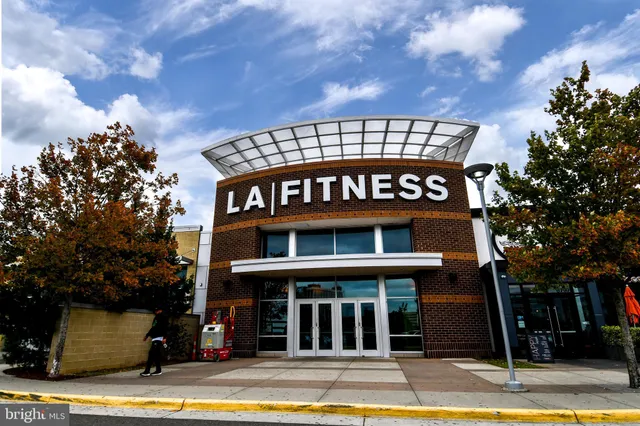 a outdoor view of a building with garden
