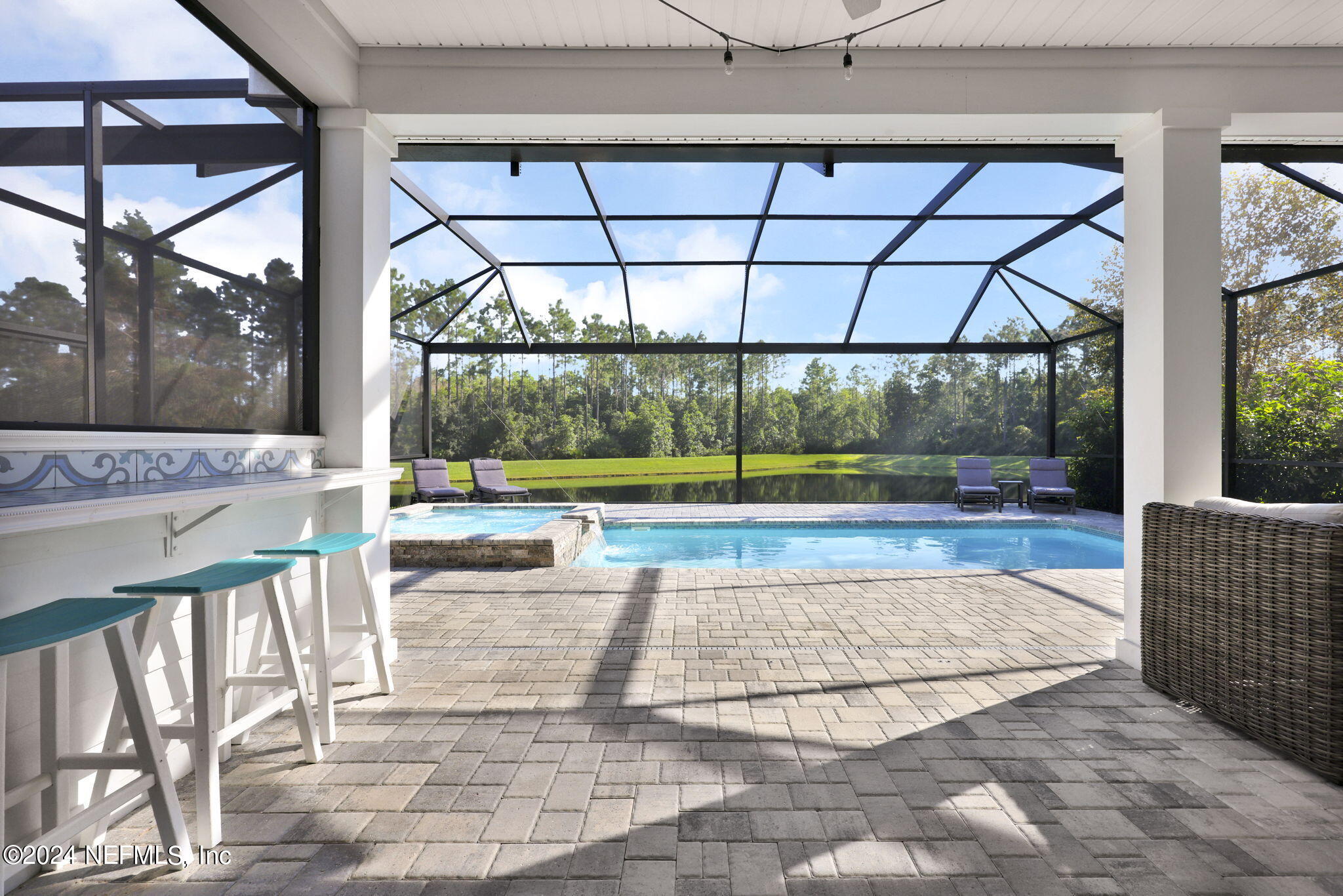 79 Shadow Rdg Trail Ponte Vedra, FL 32081 - Photo 43 of 99 Caged Salt-Water Pool