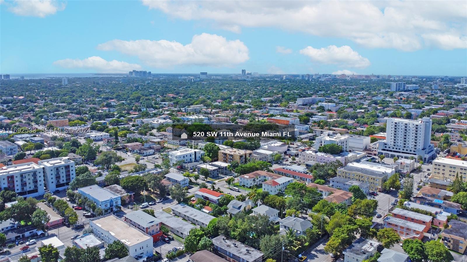 520 Southwest 11th Avenue Miami, FL 33130 - Photo 4 of 9 an aerial view of a city