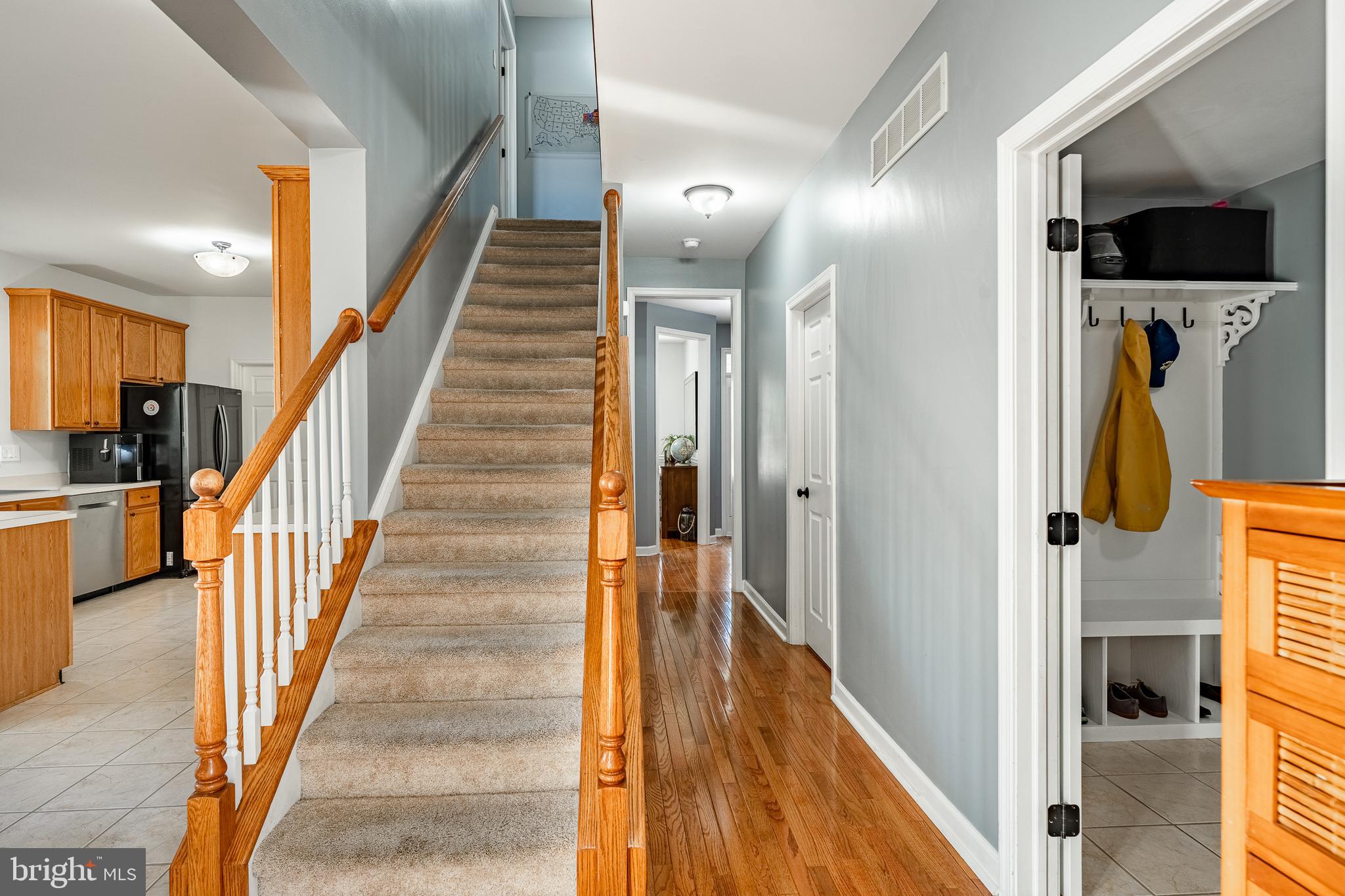 116 Hartman Road Pottstown, PA 19465 - Photo 19 of 49 a view of hallway with wooden floor and stairs