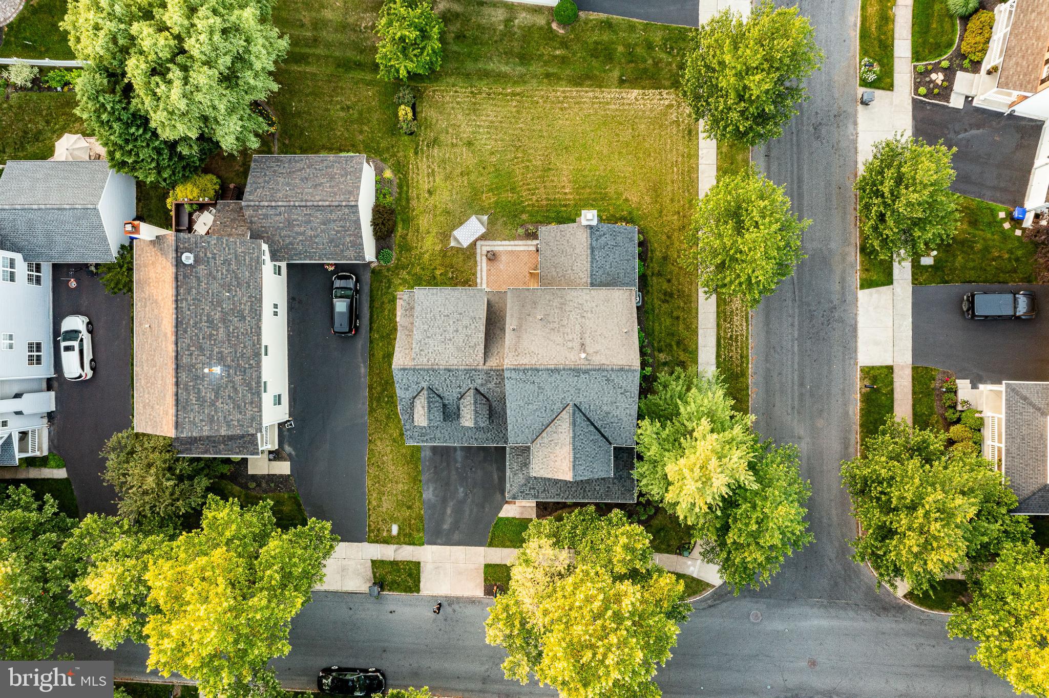 116 Hartman Road Pottstown, PA 19465 - Photo 46 of 49 an aerial view of a house with a yard and garden