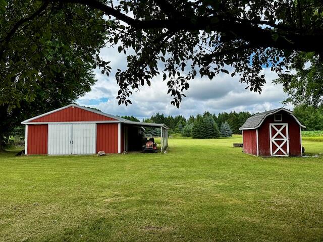 6976 East Garfield Road Hesperia, MI 49421 - Photo 3 of 26 6976EGarfield-PoleBarn-Shed