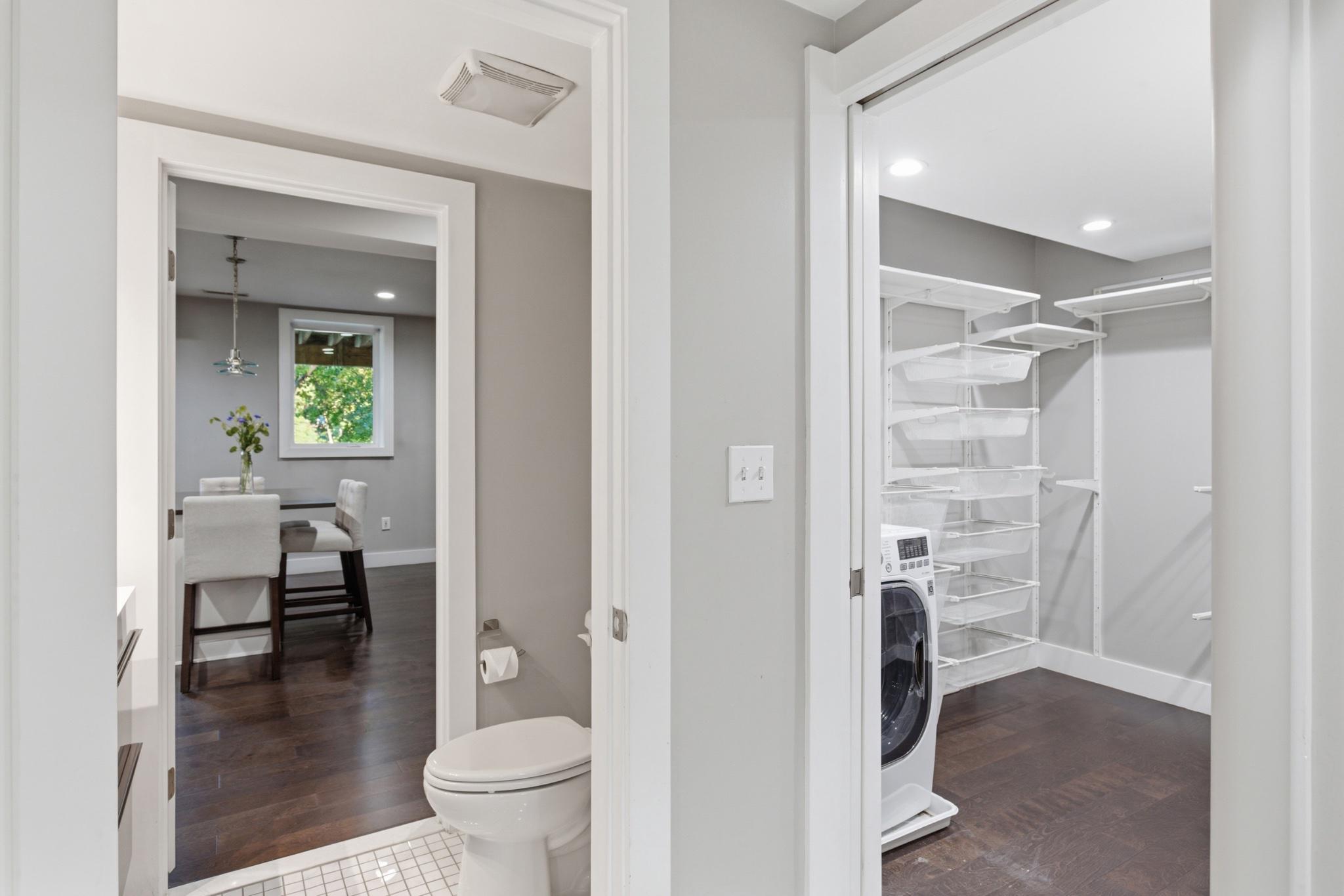 1219 Meadow View Road Pasadena, MD 21122 - Photo 52 of 70 Lower level modern laundry and bath entryway.