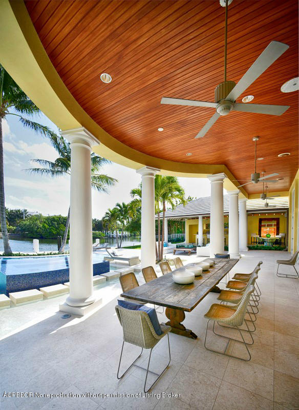 85 Curlew Road Manalapan, FL 33462 - Photo 23 of 30 a outdoor space with patio lots of furniture and garden view