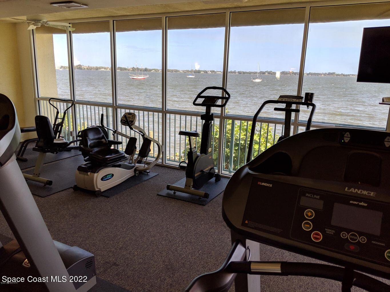 100 Riverside Drive, Unit 702 Cocoa, FL 32922 - Photo 25 of 33 a view of a room with gym equipment