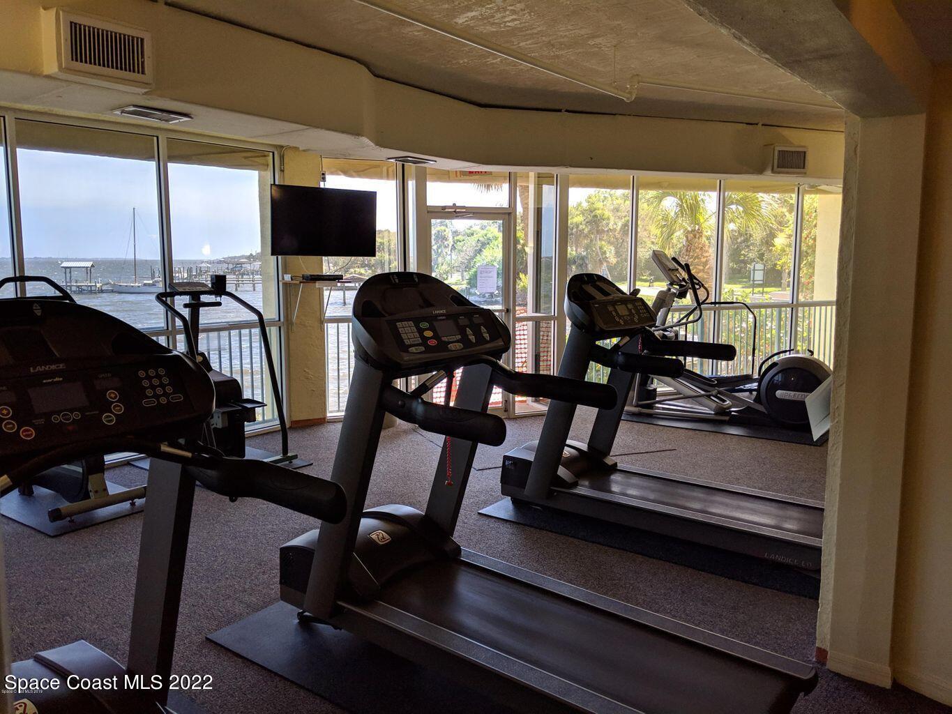 100 Riverside Drive, Unit 702 Cocoa, FL 32922 - Photo 33 of 33 a view of a room with gym equipment