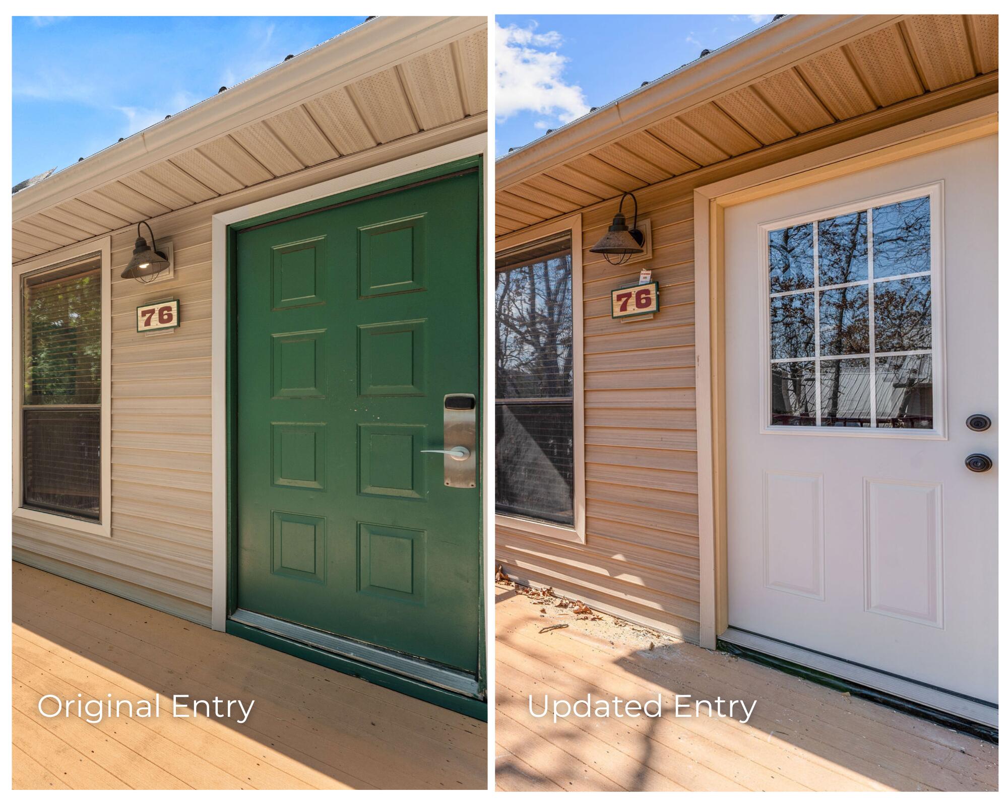 68 Rasso Way, Unit 74 Kimberling City, MO 65686 - Photo 23 of 25 Before and After of the Entry
