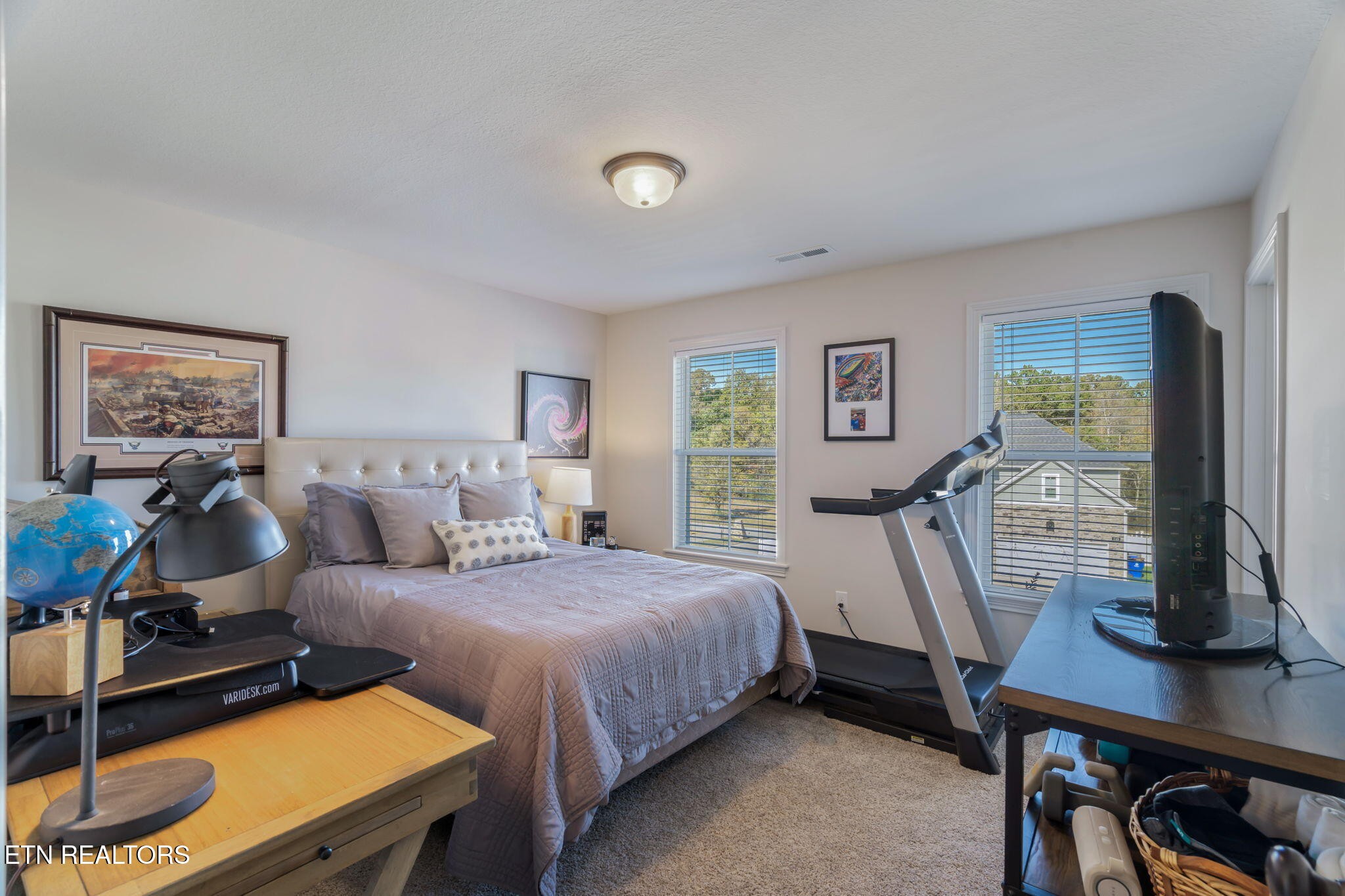 1146 Madison Oaks Road Knoxville, TN 37924 - Photo 41 of 48 a bedroom with a bed and a desk