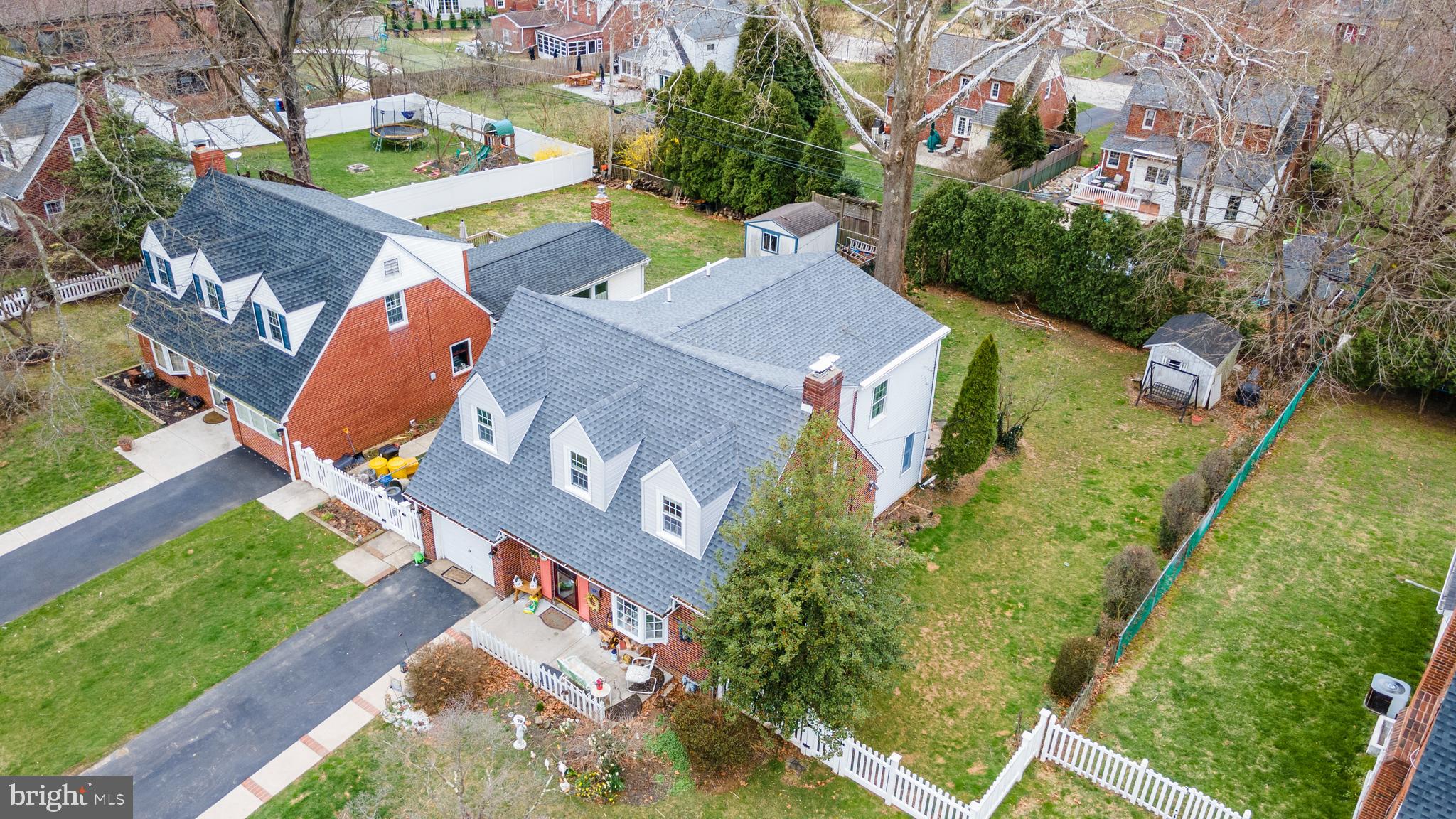 311 Oreland Mill Road Oreland, PA 19075 - Photo 1 of 30 Arial view,fenced yard new roof& dormers