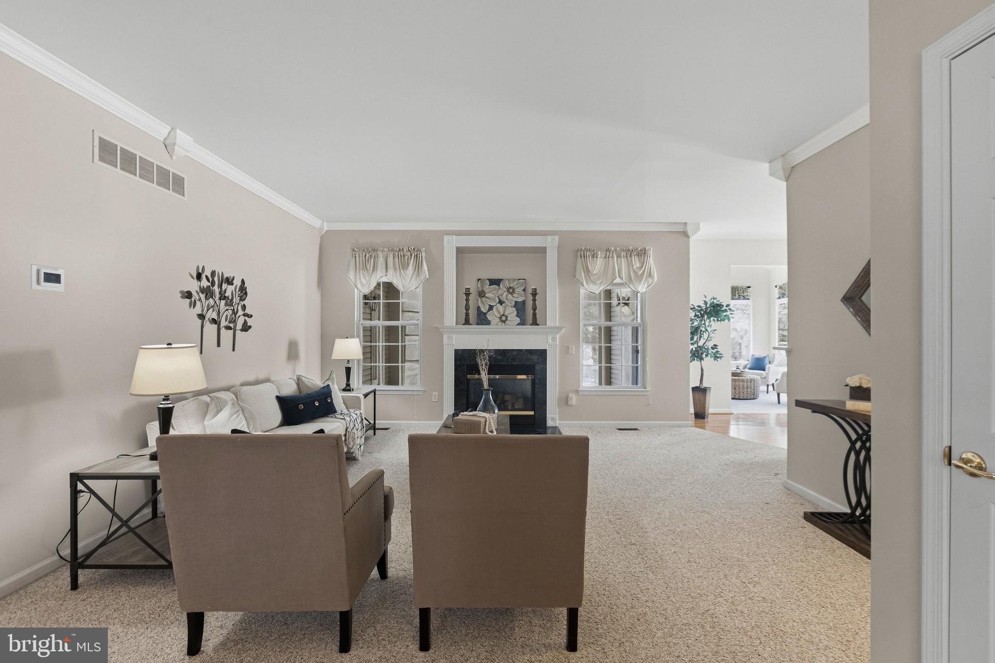 88 Springmill Drive Middletown, DE 19709 - Photo 6 of 63 a living room with furniture a fireplace and a flat screen tv