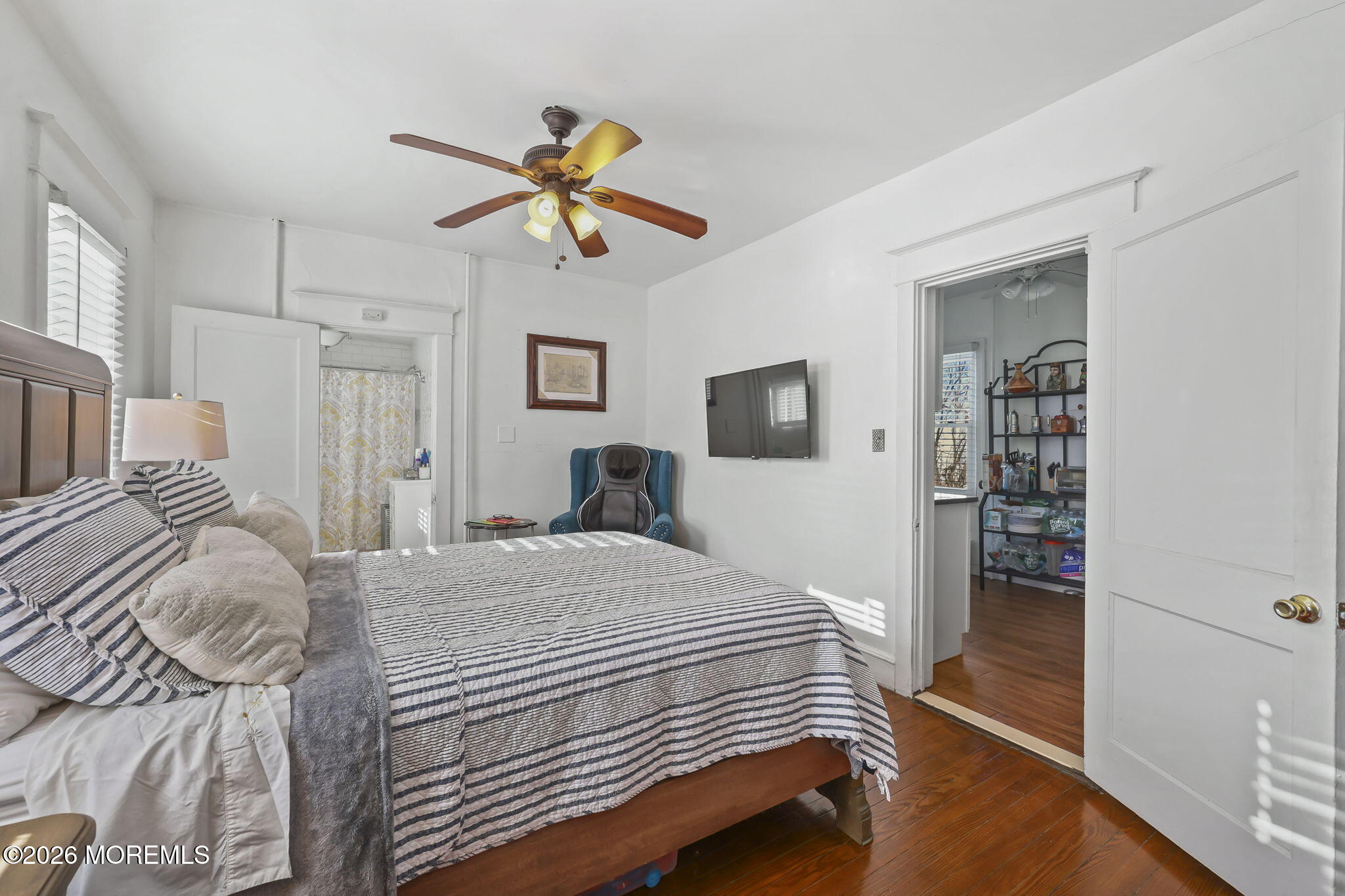 68 Main Street Matawan, NJ 07747 - Photo 12 of 29 a bedroom with a bed and a walk in closet