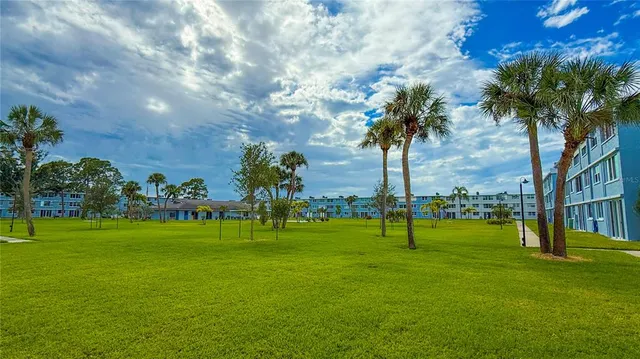 a view of building with outdoor space