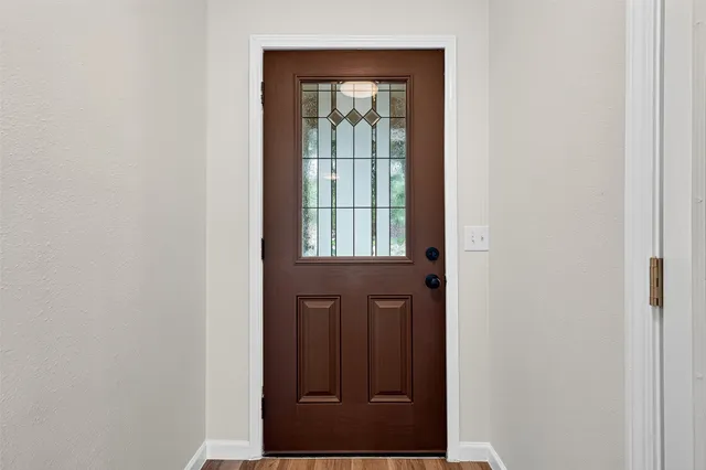 a view of an entryway