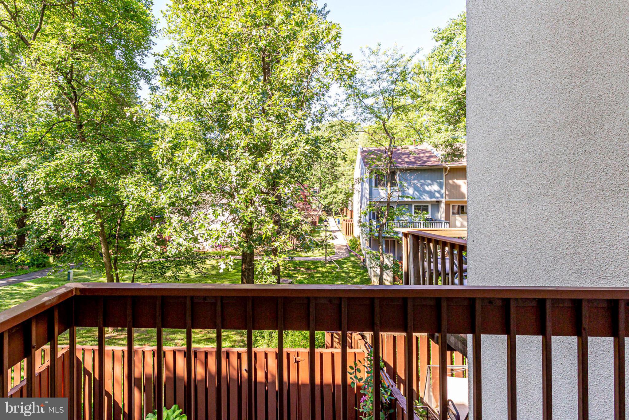 2239 Southgate Square Reston, VA 20191 - Photo 6 of 50 Splendid view from DR to deck and greenery