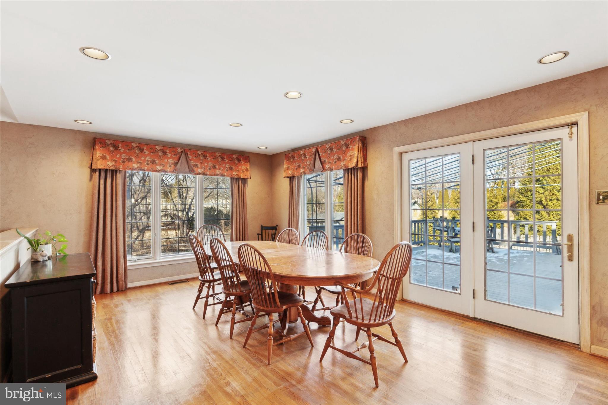 629 Colonel Dewees Road Wayne, PA 19087 - Photo 12 of 34 a dining room with furniture window and wooden floor
