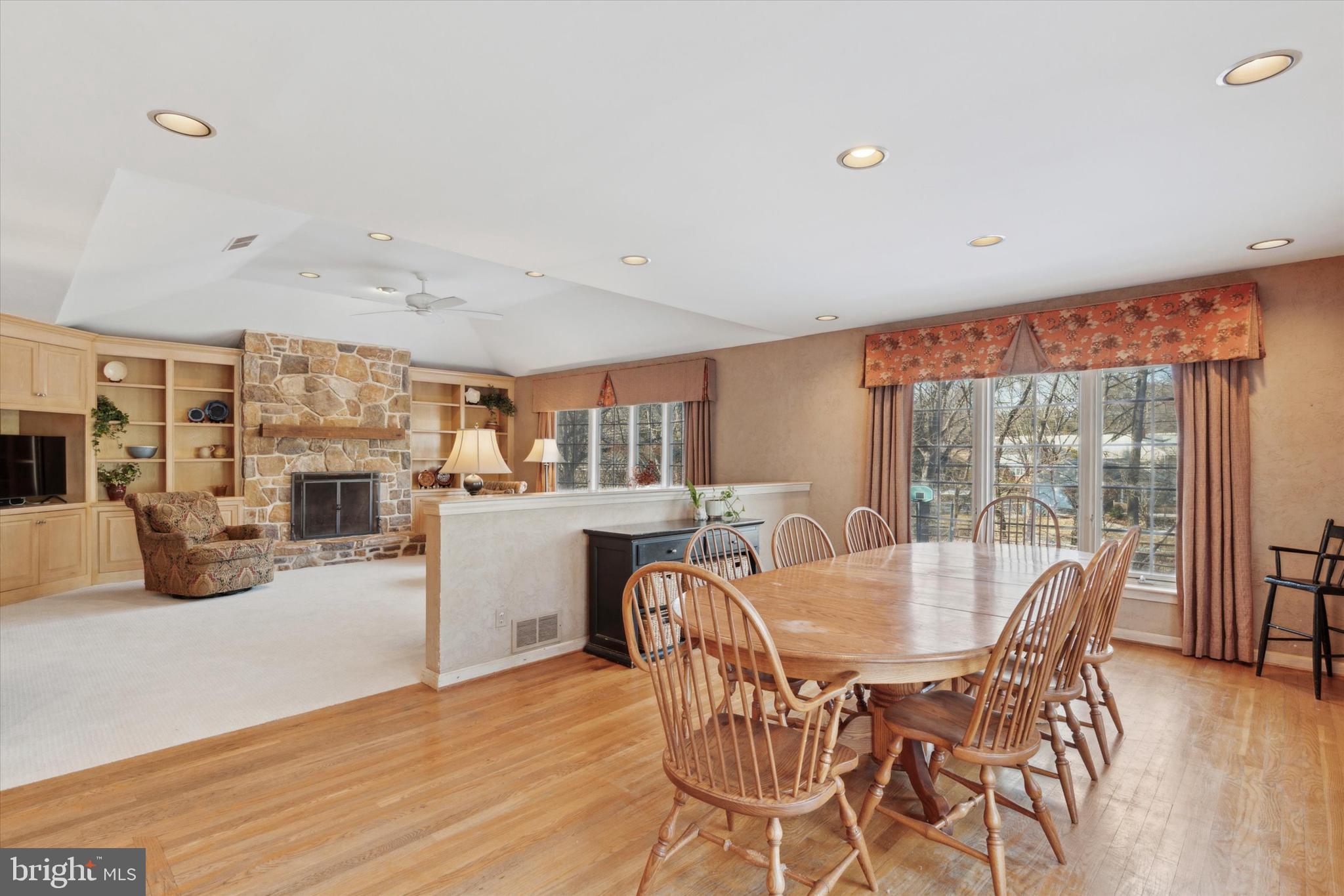 629 Colonel Dewees Road Wayne, PA 19087 - Photo 13 of 34 a view of a dining room with furniture window and wooden floor