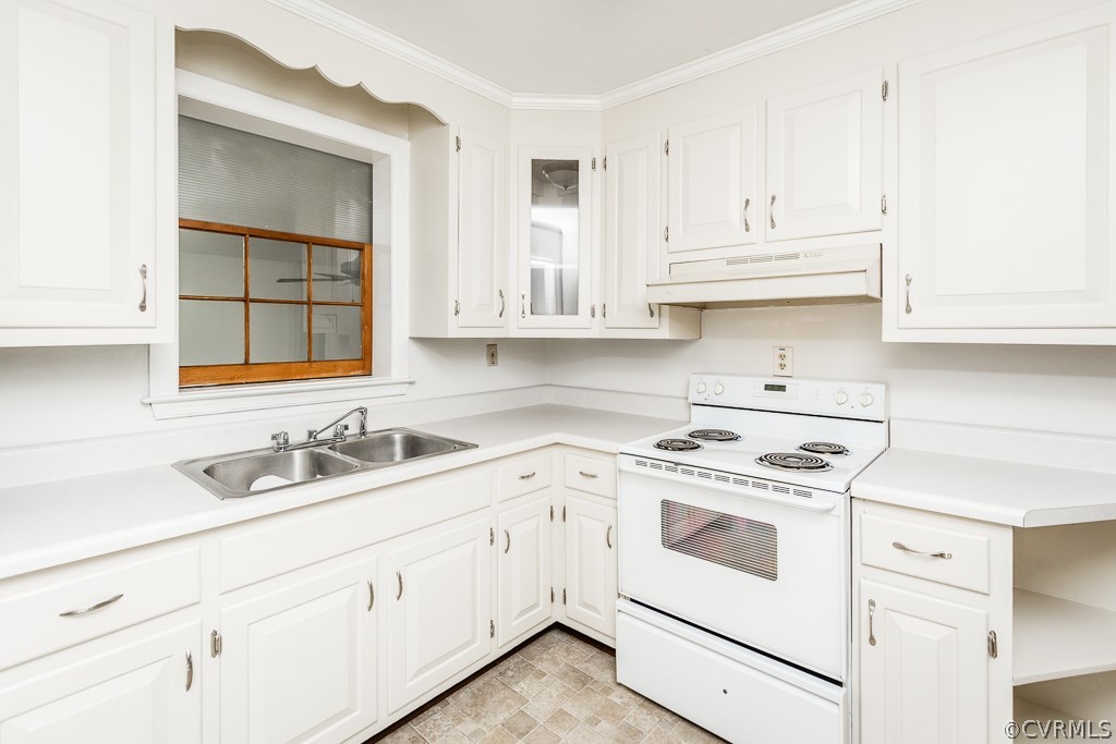 6752 Strathmore Road Richmond, VA 23237 - Photo 10 of 33 Freshly painted cabinets with new hardware.