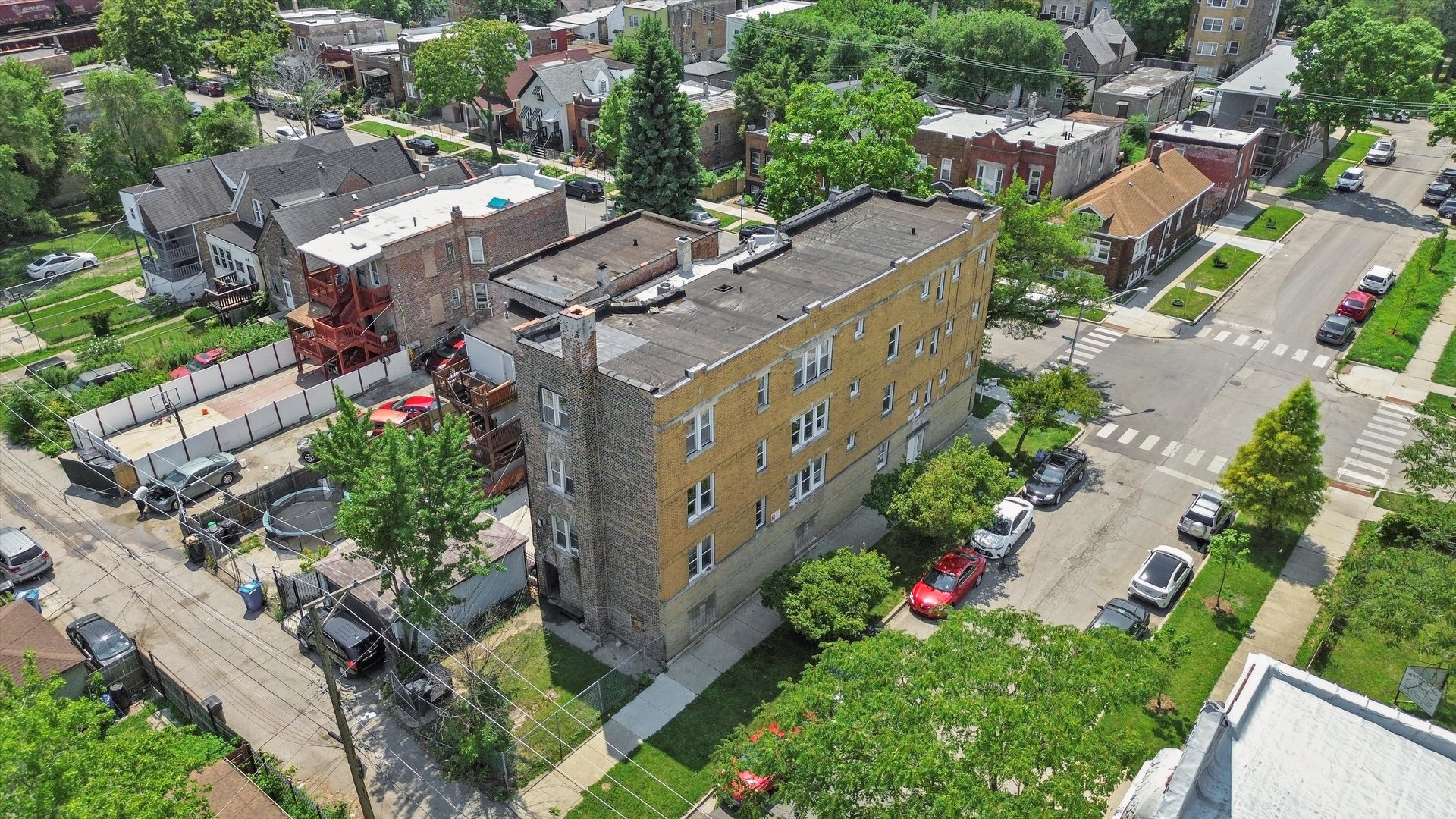 3349 West 21st Street Chicago, IL 60623 - Photo 4 of 14 an aerial view of a house with an outdoor space