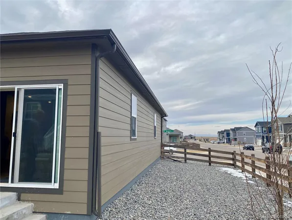 a backyard of a house