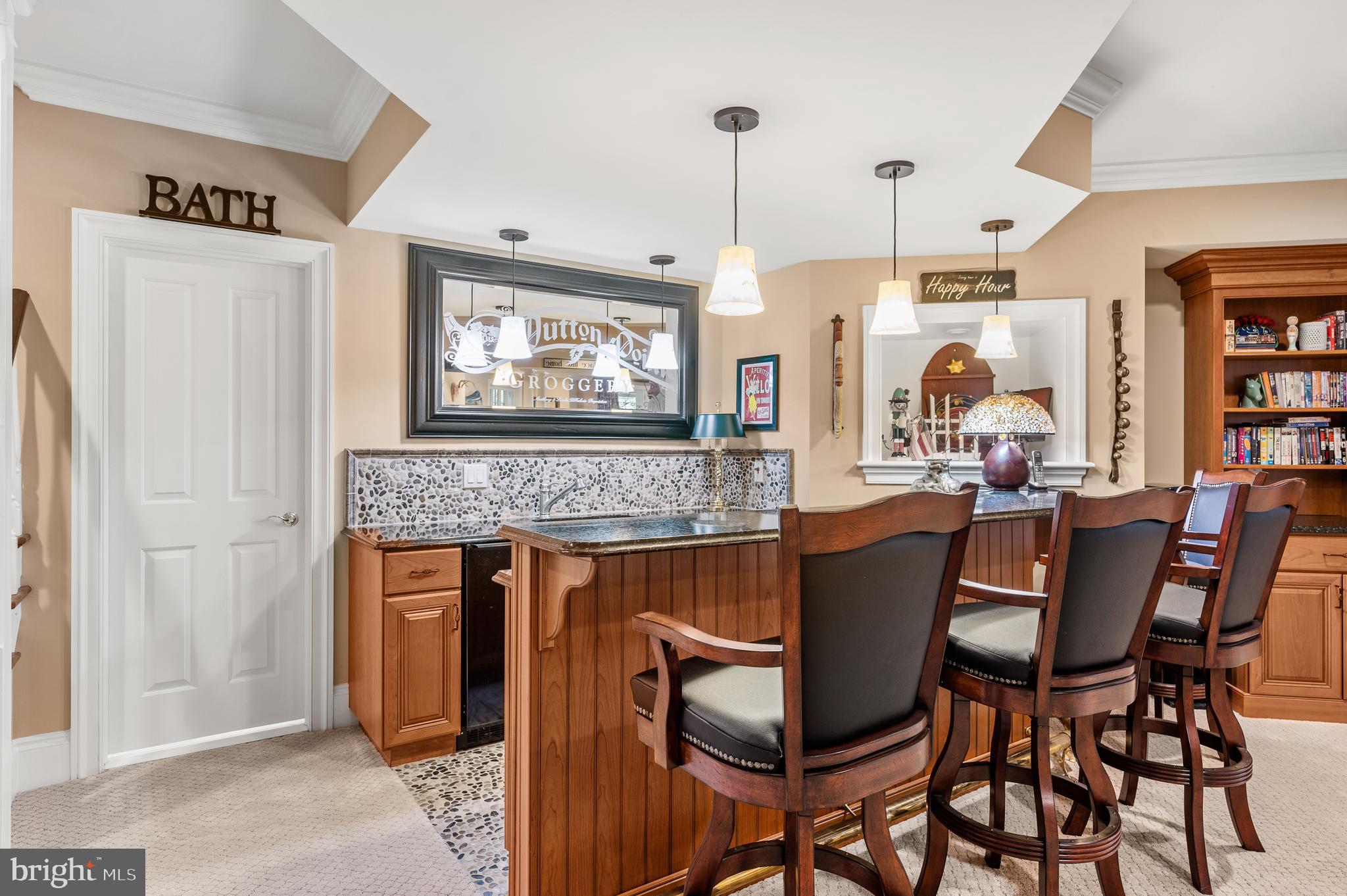 370 Dutton Mill Road Malvern, PA 19355 - Photo 36 of 55 Basement Bar