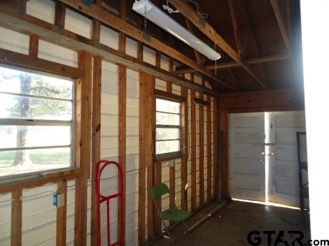 a view of a large window with an outdoor space