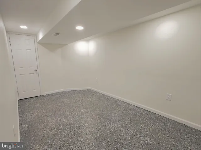 a view of empty room