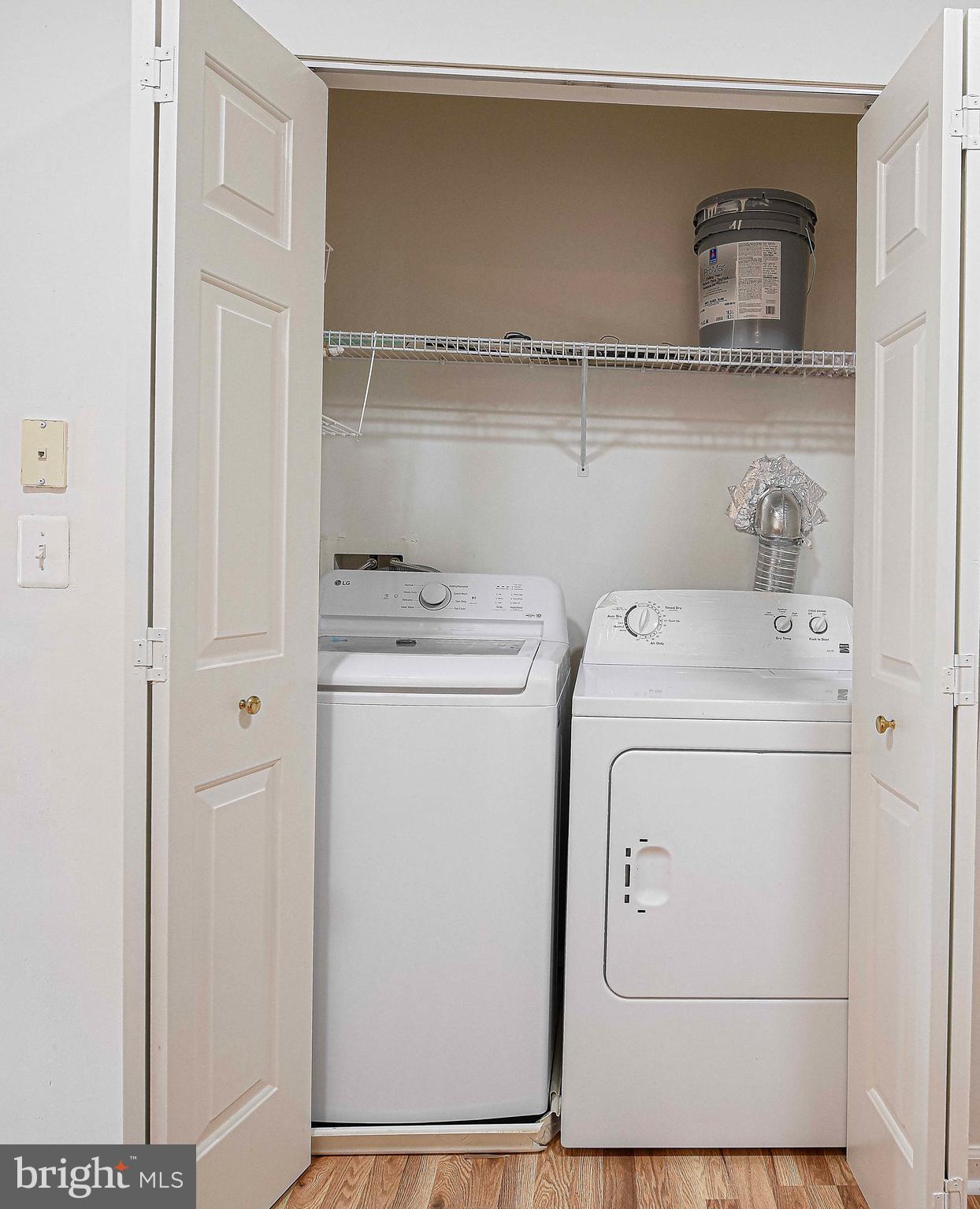 9606 Haven Farm Road, Unit E Perry Hall, MD 21128 - Photo 25 of 33 a utility room with dryer and washer