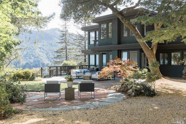 9 Quail Ridge Kentfield, CA 94904 - Photo 1 of 1 a building outdoor space with patio furniture and potted plants