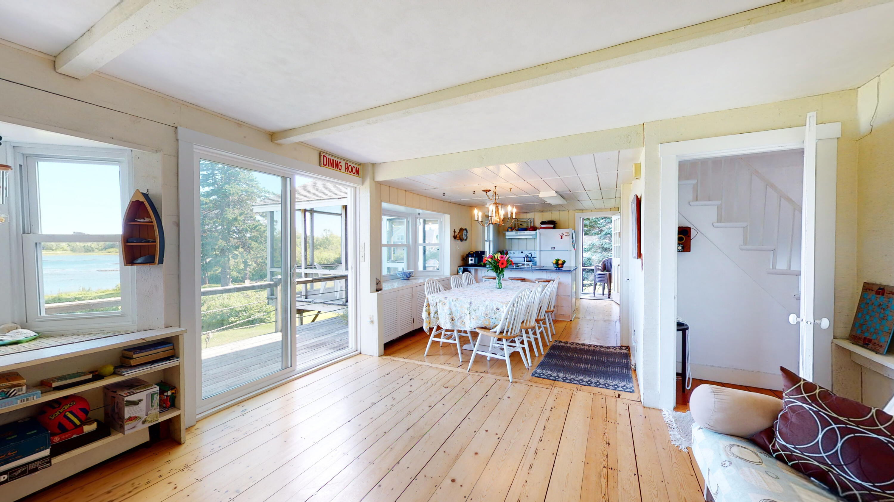 496 Port Clyde Road Tenants Harbor, ME 04860 - Photo 15 of 78 Dining & Living Area