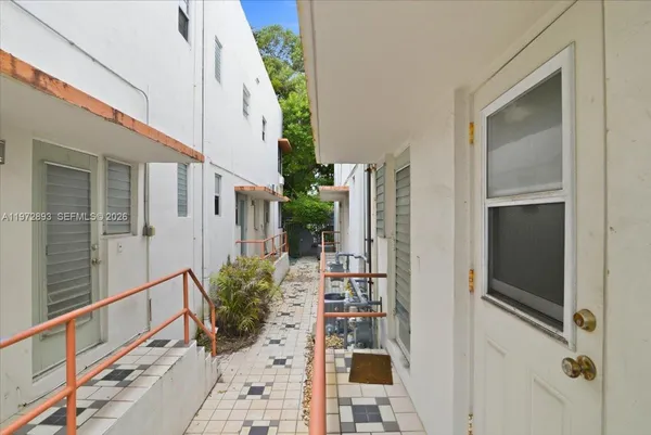 a view of balcony and patio