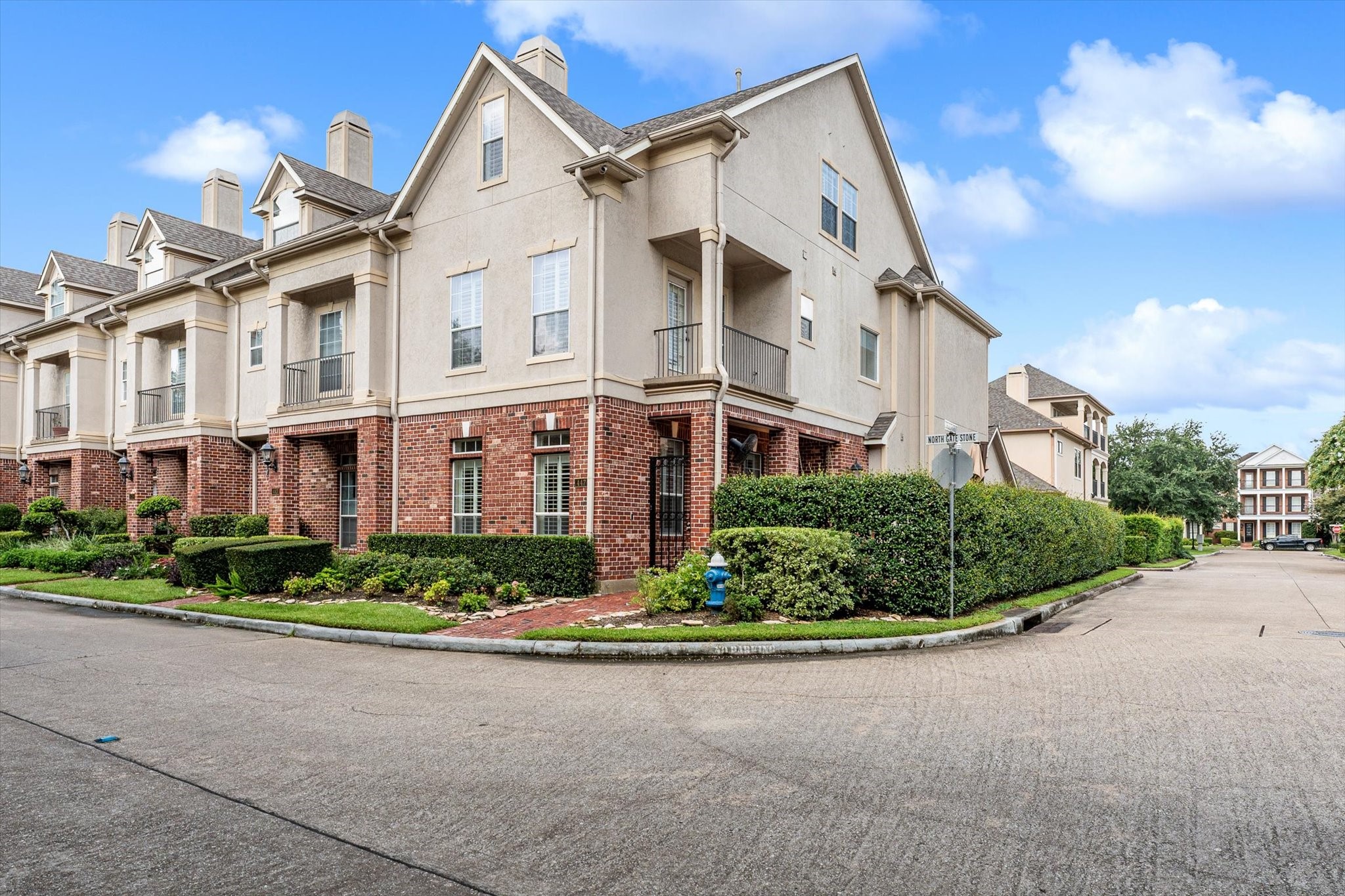447 North Gate Stone Houston, TX 77007 - Photo 1 of 38 Front Exterior: Rare corner lot.