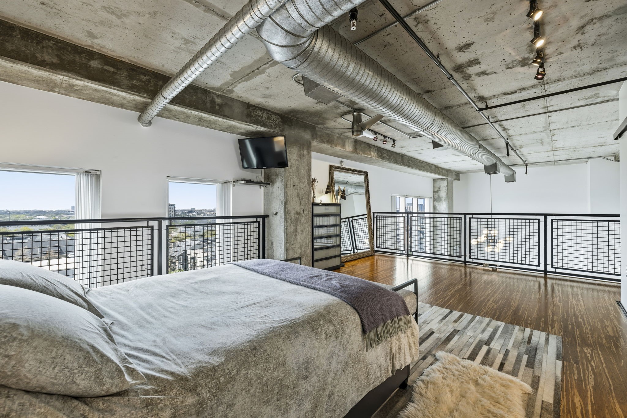 2000 Bagby Street, Unit 11415 Houston, TX 77002 - Photo 16 of 35 You will love all the space and light in this stunning primary suite. You could also add a sitting area or upstairs work space. So many options in this wonderful space!