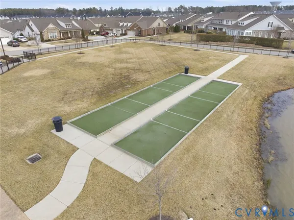 a view of a swimming pool and lake view